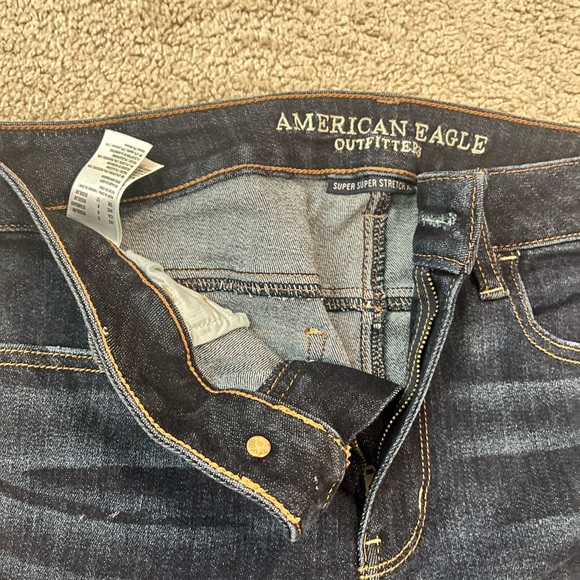 Dark Blue American Eagle Skinny Jeans - Picture 5 of 5